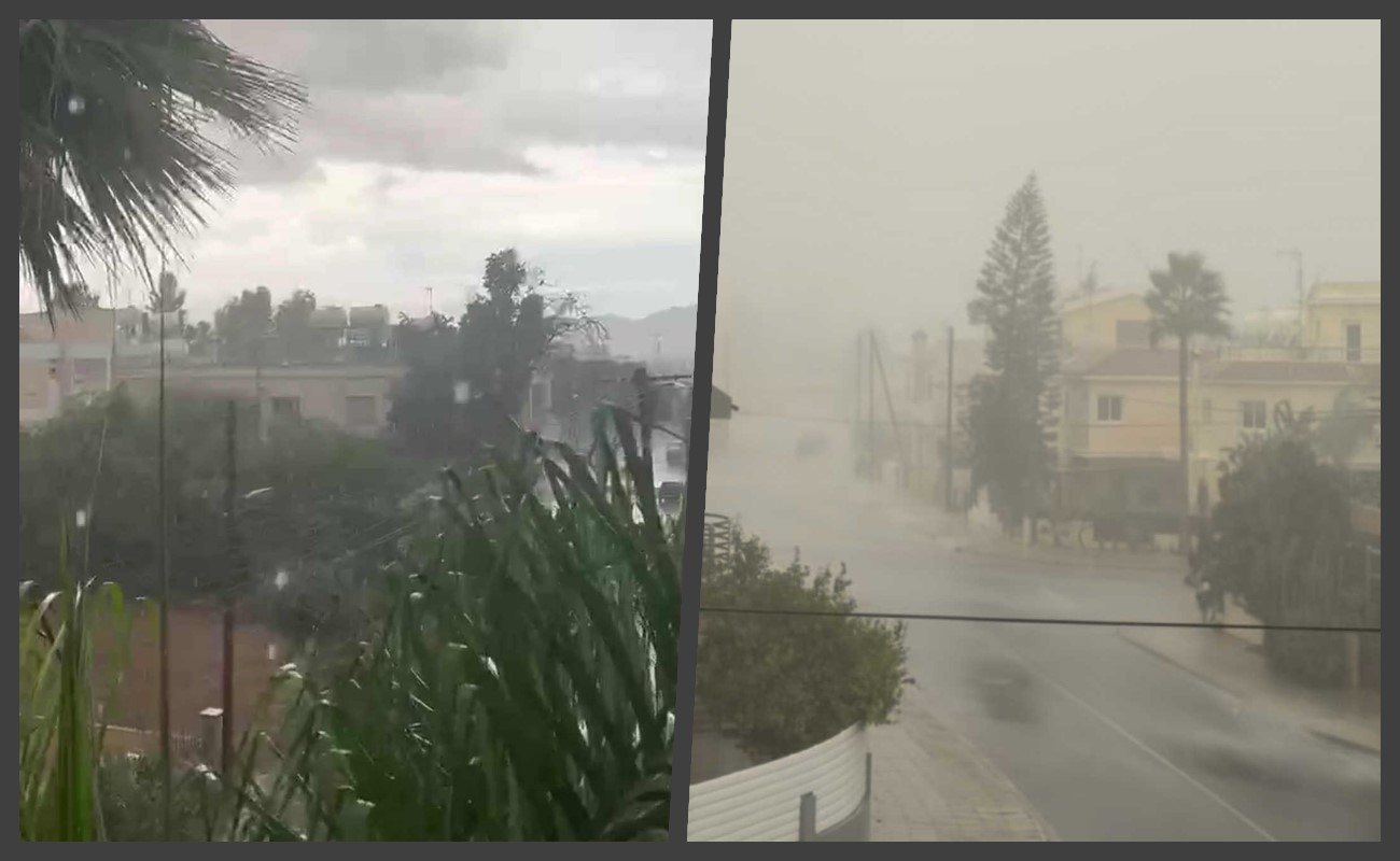 Yoğun yağış Lefkoşa’nın Rum kesiminde etkili oldu