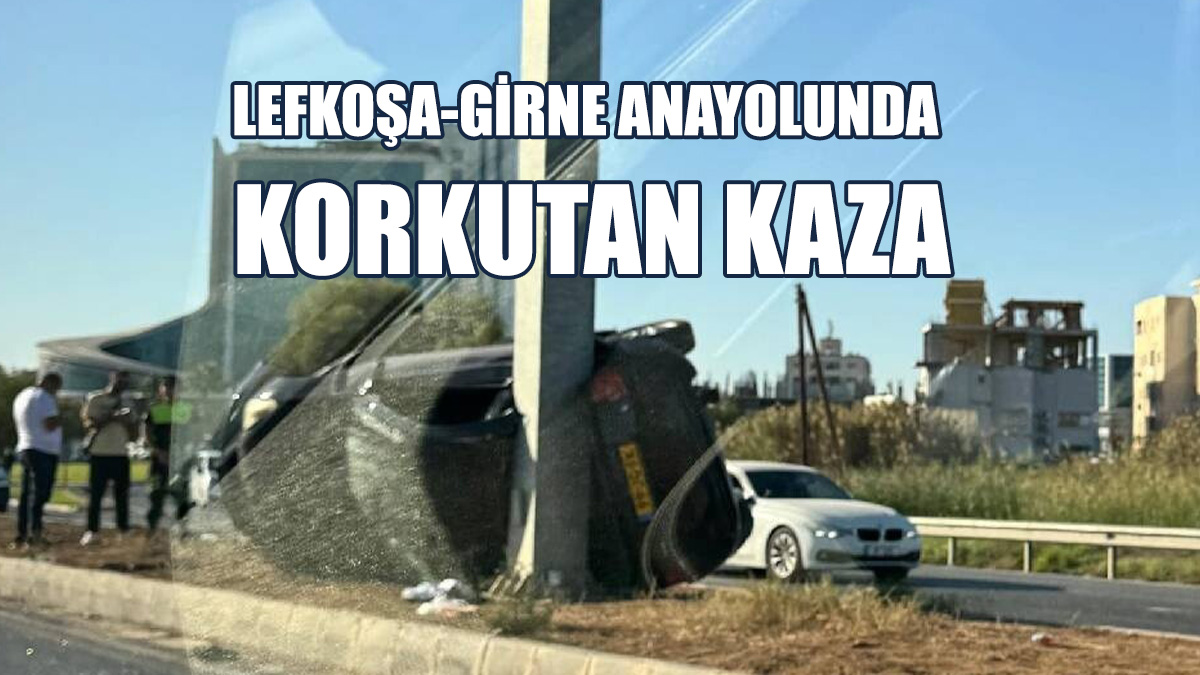 Lefkoşa-Girne Yolunda Kaza: 2 Kişi Yaralandı