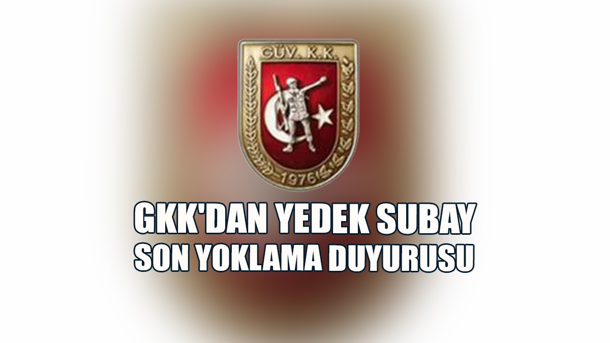 Yedek Subay Aday Adaylığına Müracaat Edenlerin Son Yoklamaları 11 Mart’ta Yapılacak