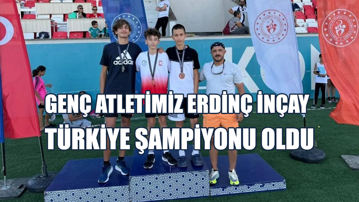 Erdinç İnçay, Yüksek Atlamada Türkiye Şampiyonu Oldu