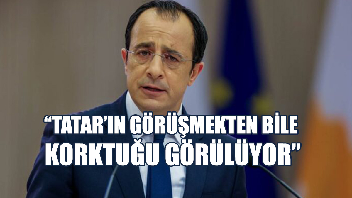 Hristodulidis, Tatar’a Yanıt Verdi