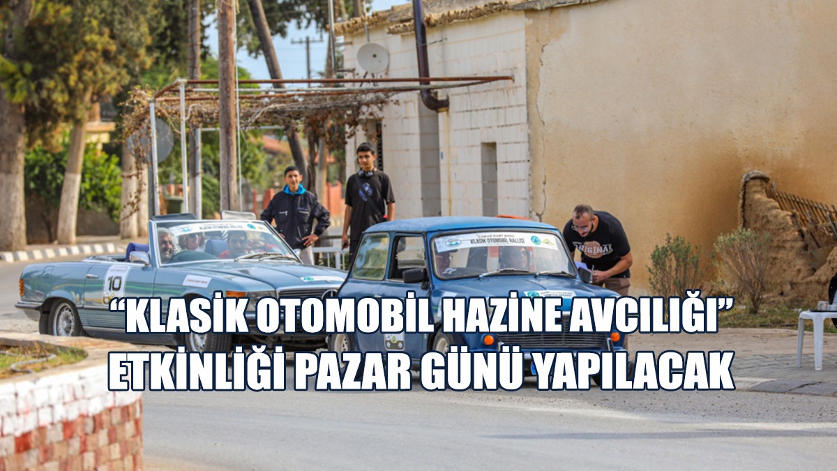 Otomobil Derneği’nin Organize Ettiği Etkinliği Pazar Günü