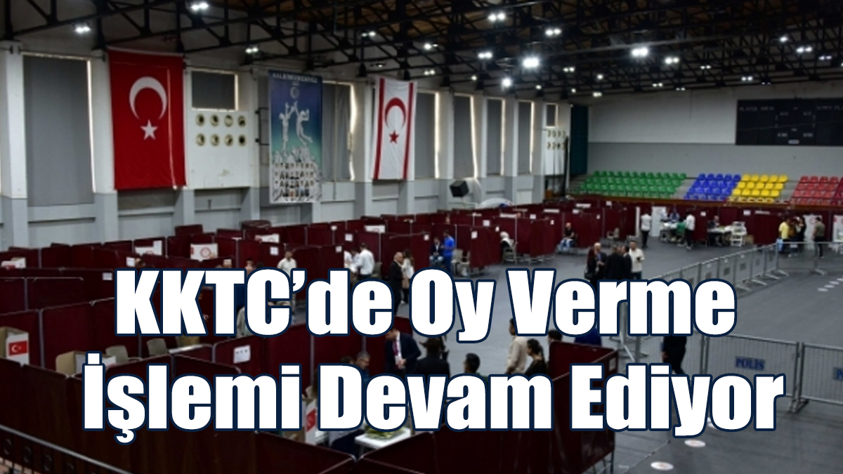 KKTC’de Oy Verme İşlemi Devam Ediyor