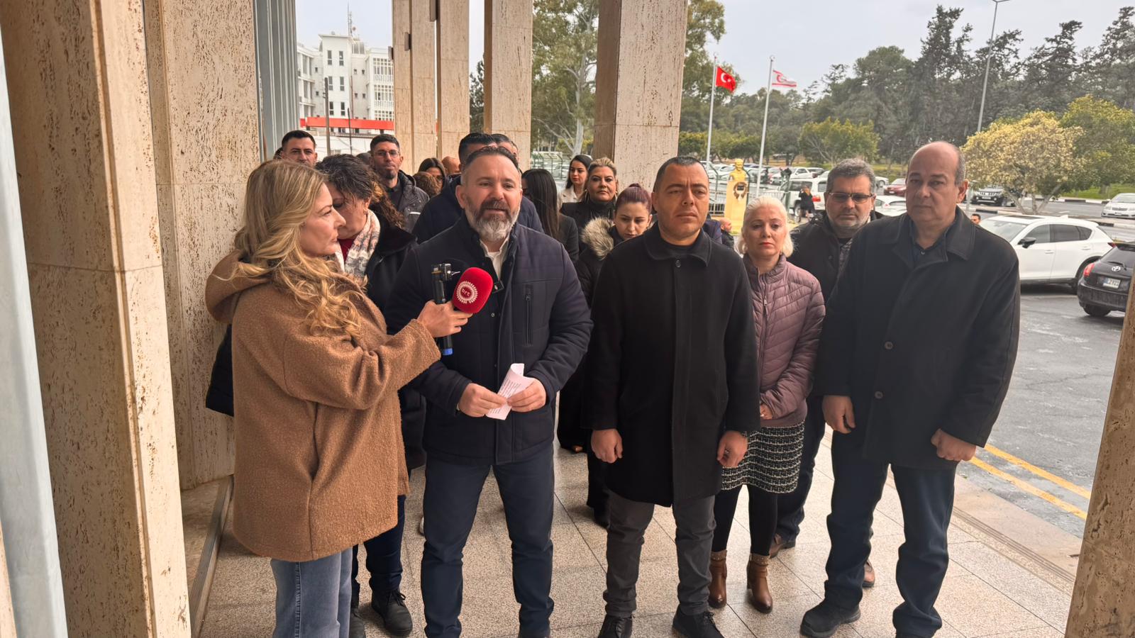 KTAMS, Gazimağusa Mahkemeler binası önünde açıklama yaptı: Verilen sözler tutulmadı