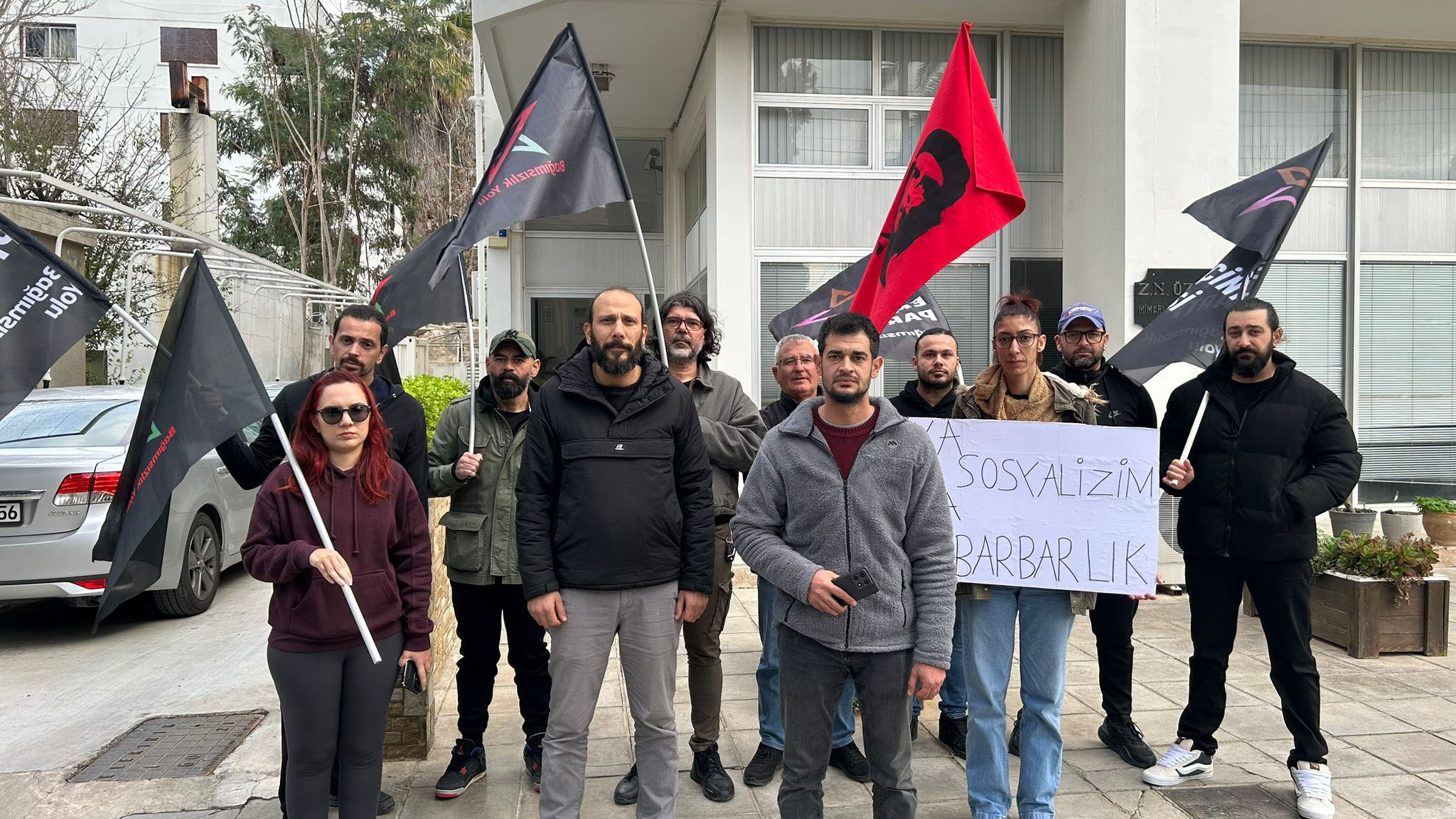 Bağımsızlık Yolu, ABD Temsilciliği önünde eylem yaptı