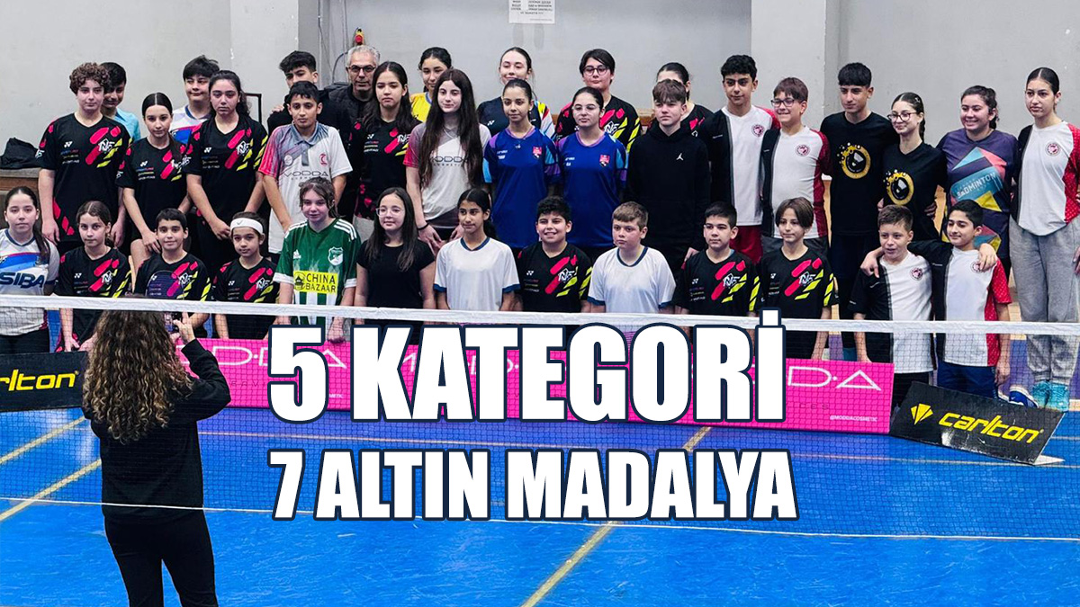 Lefkoşa Badminton Kulübü Sporcularından Büyük Başarı