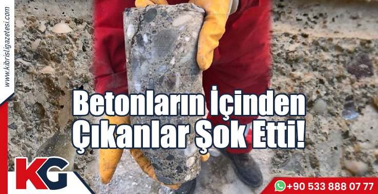Betonların İçinden Çıkanlar Şok Etti!