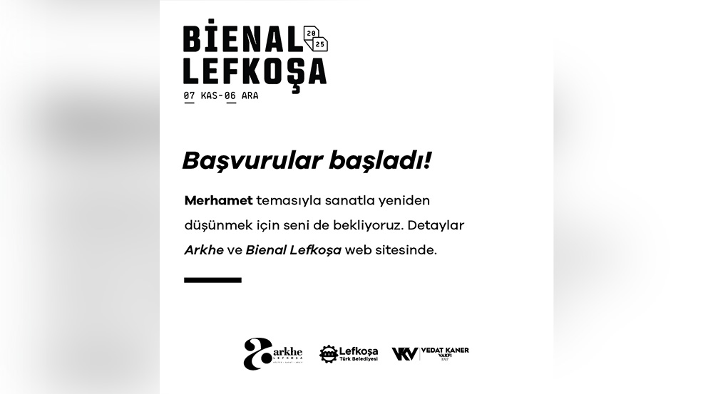 “Merhamet” temalı Bienal Lefkoşa 2025'e başvurular bugün başladı