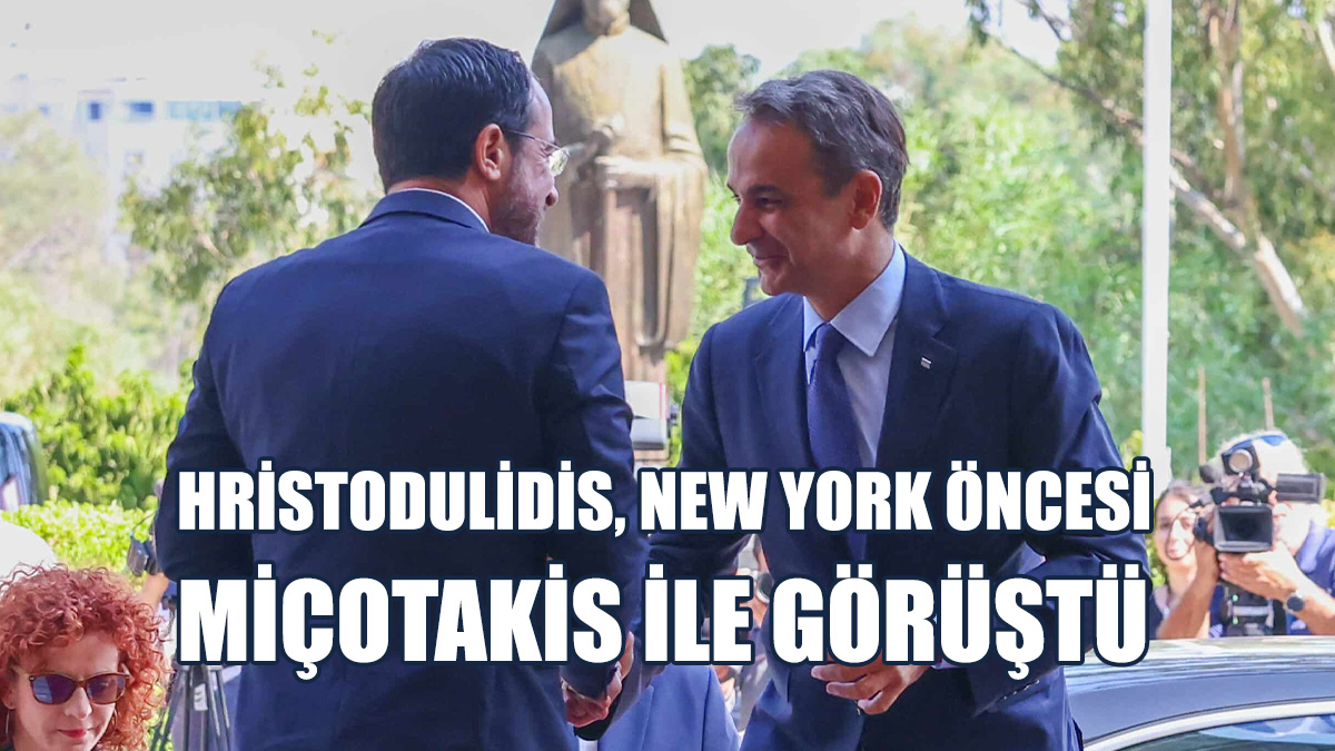 Hristodulidis, New York Öncesi Miçotakis İle Görüştü