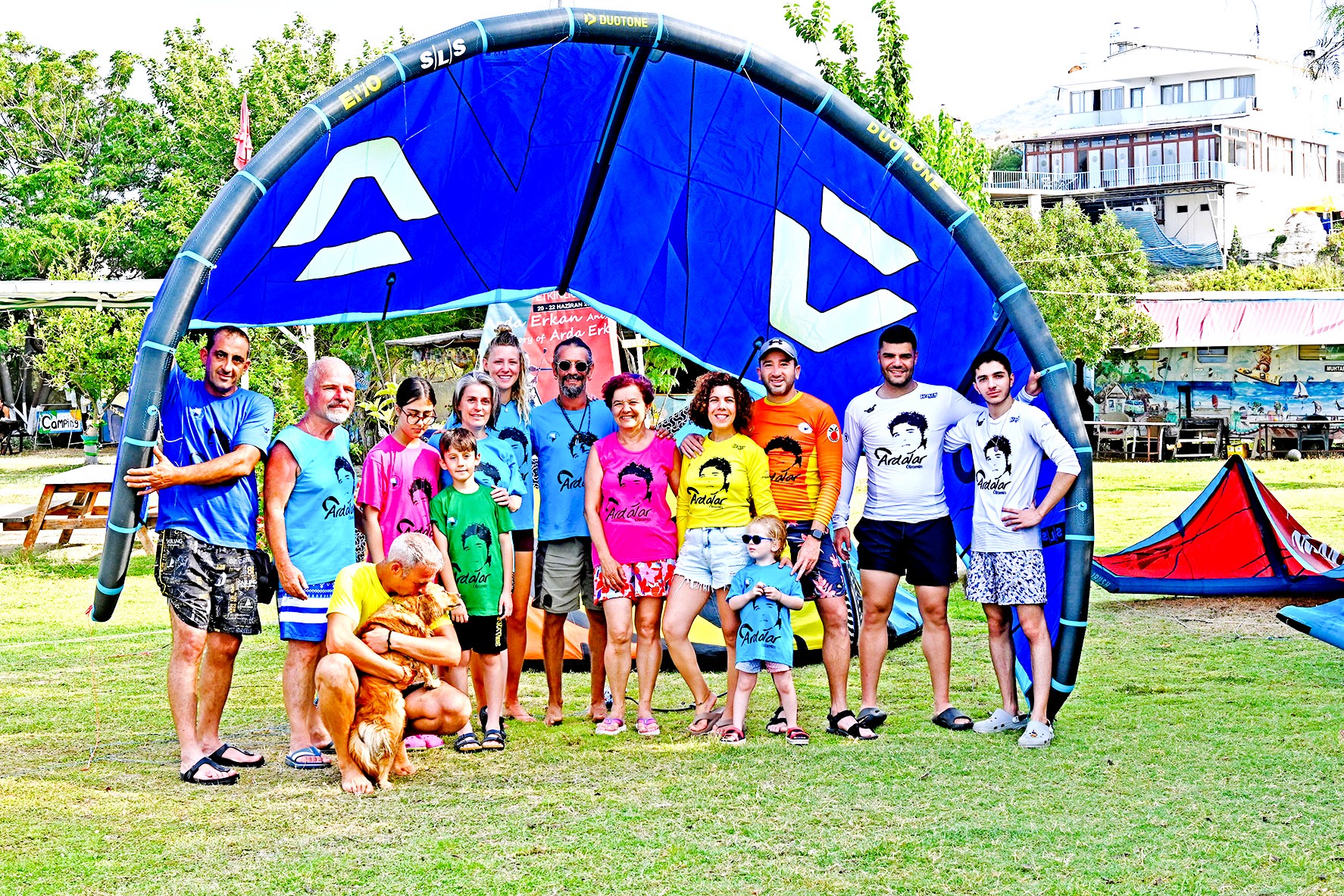 Arda Erkan asısına 11. Kite Surf etkinliği yapıldı