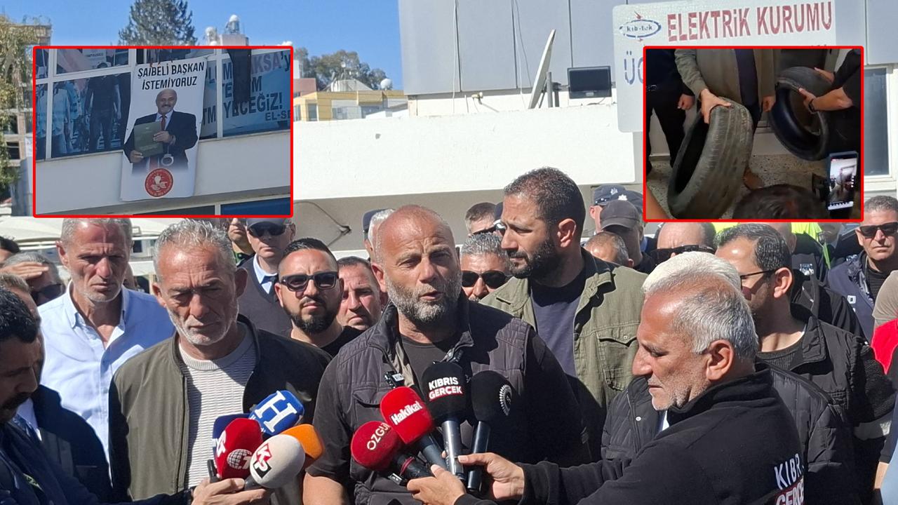 Sendikalar KIB-TEK yönetimine lastik gönder: Köpek sensin Barış Tilki