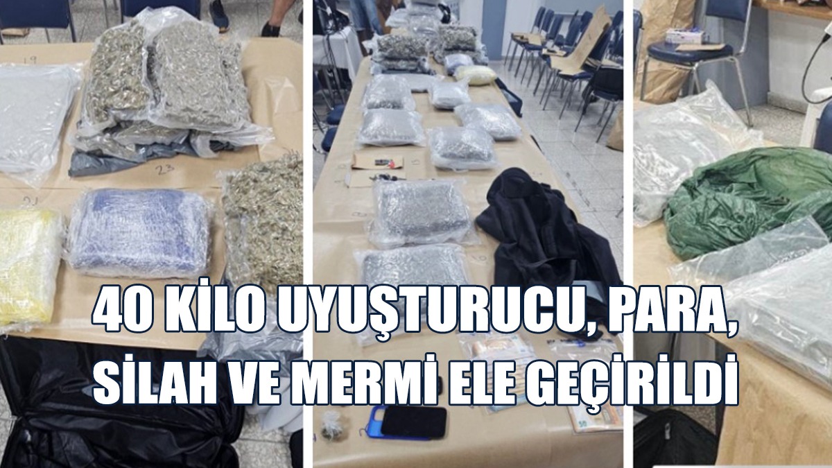 Limasol’da, 6 Bavul İçine Saklanmış 40 Kilo Uyuşturucu Bulundu