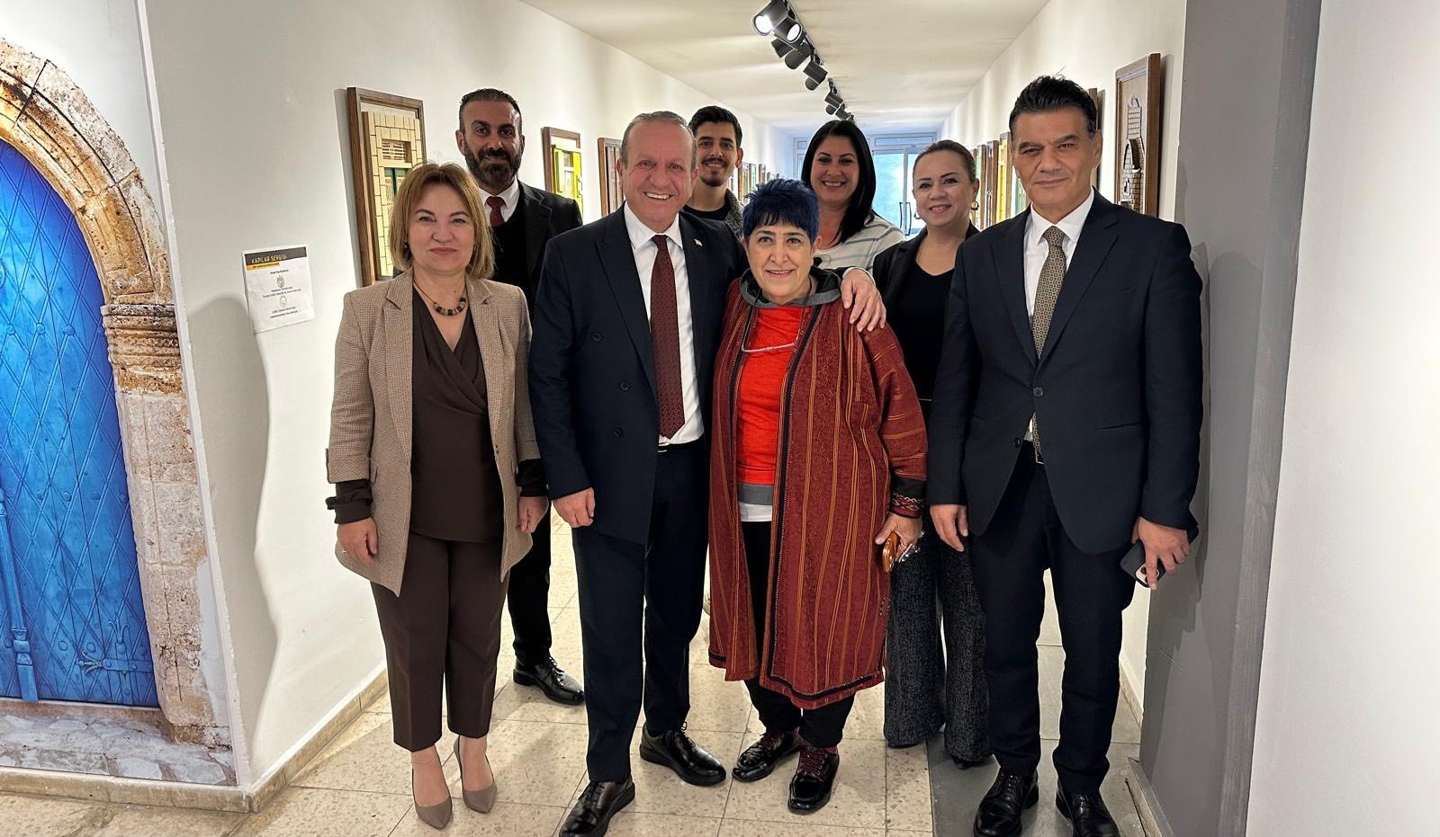 Kıbrıs Kapıları tabloları, kalıcı olarak BRTK’da sergileniyor