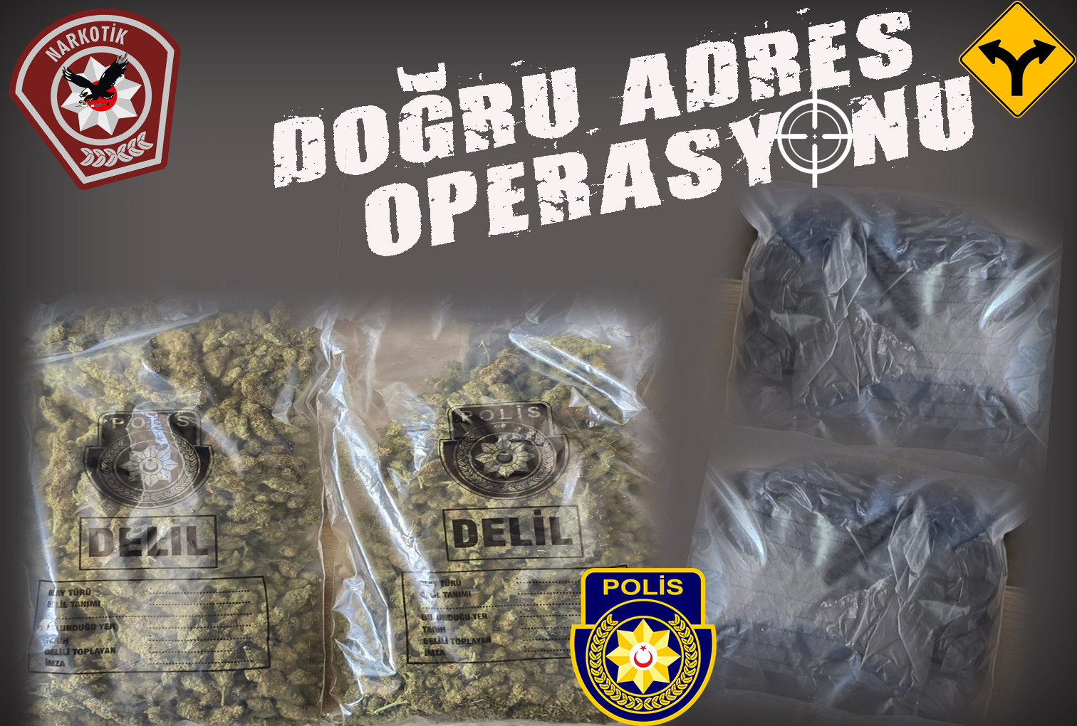 Polisten "Doğru Adres" Operasyonu: 850 gram uyuşturucu ele geçirildi