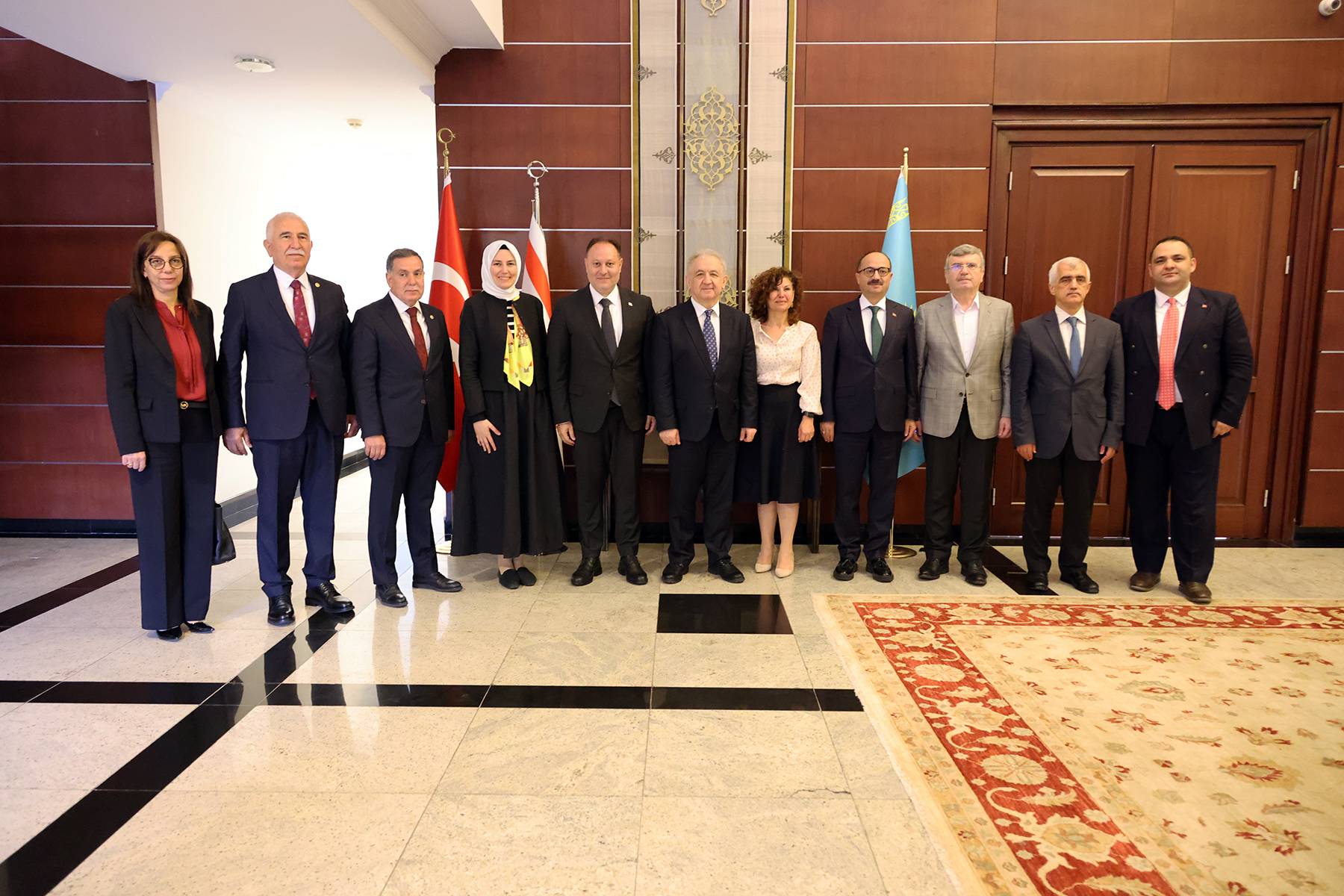 Öztürkler, TÜRKPA Genel Kurulu toplantısı için Kazakistan’a gitti