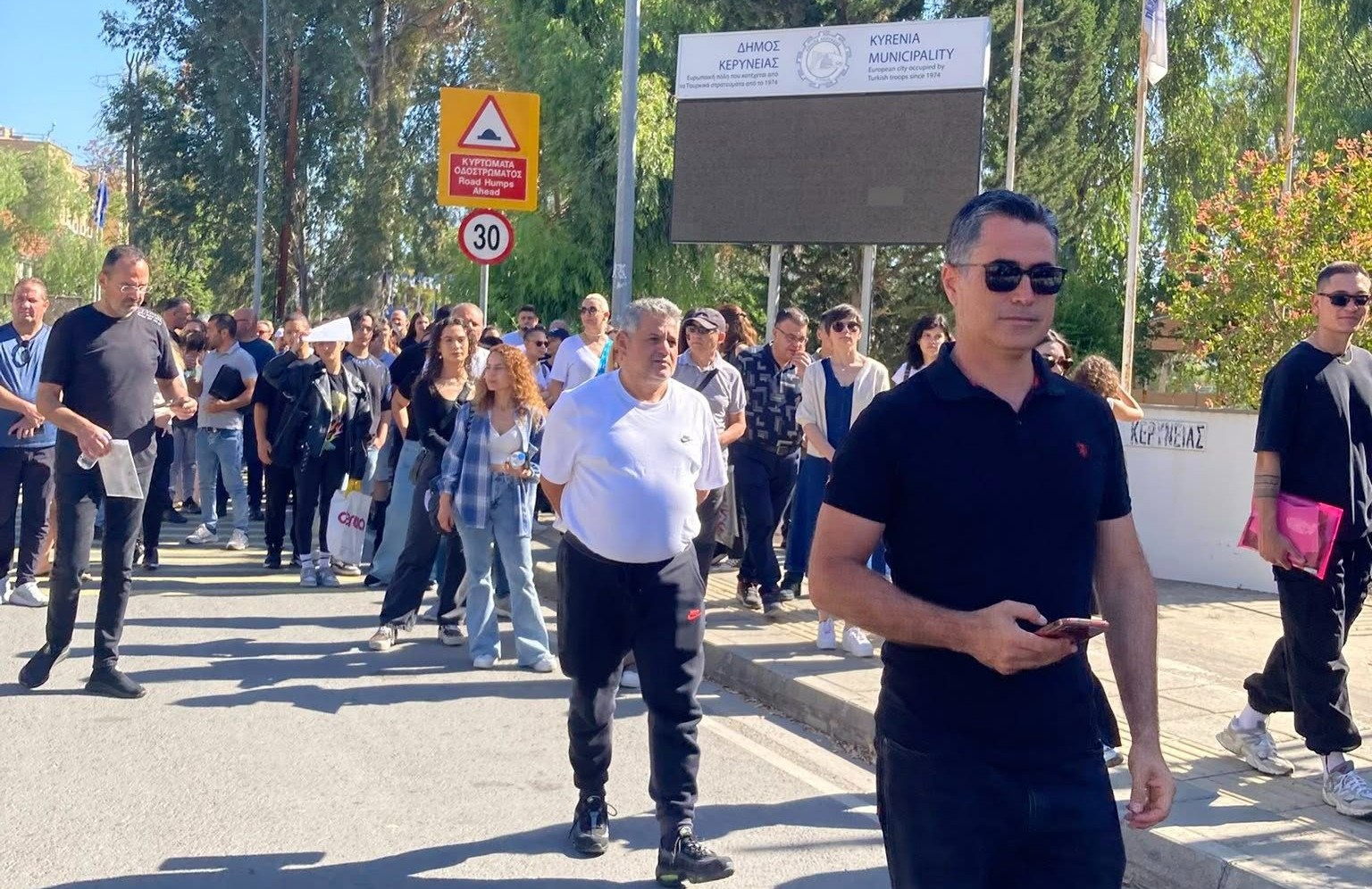 Kimliksizler Derneği’nin eylemi Rum basınında…