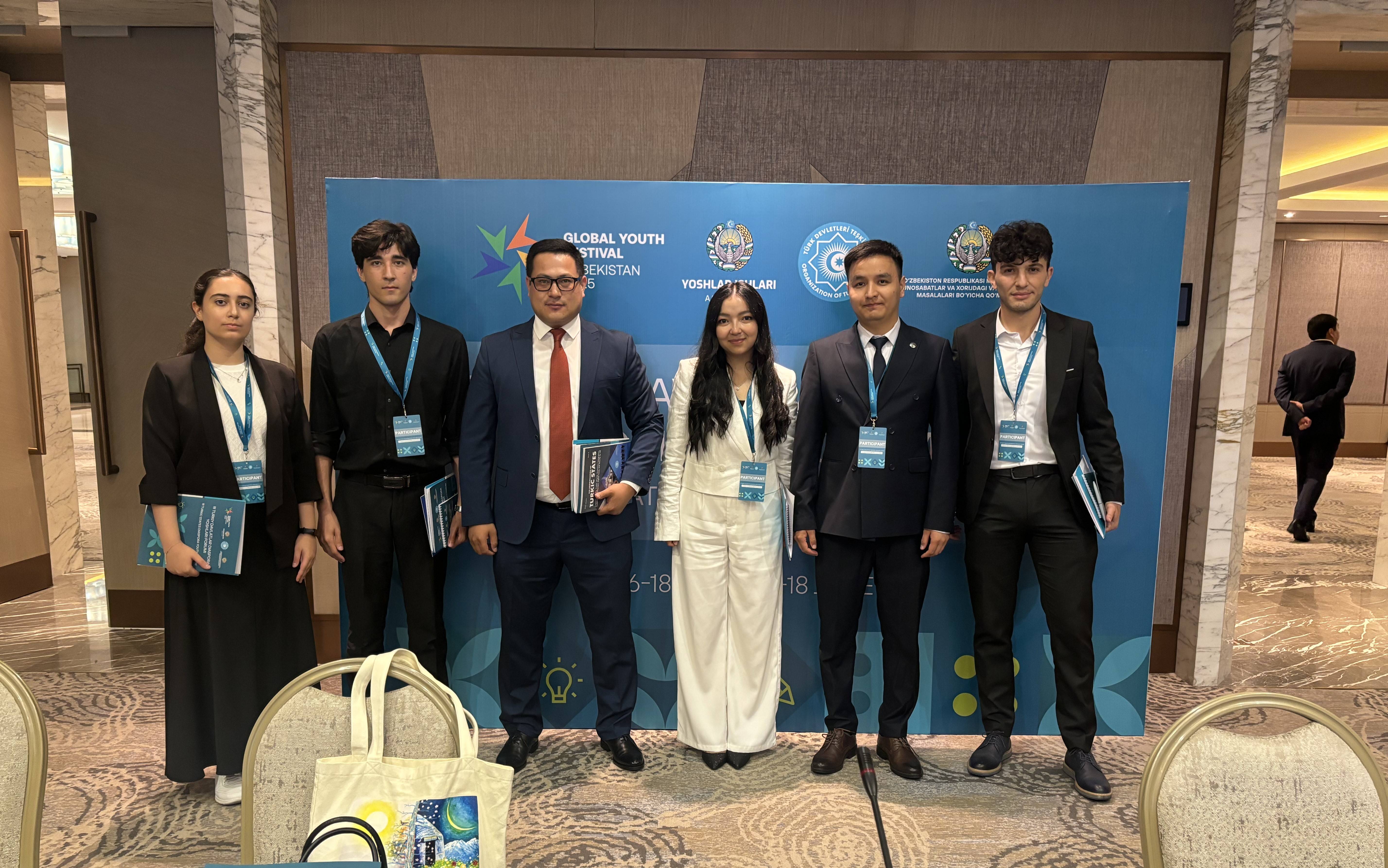 KKTC Özbekistan’daki Gençlik Forumu’nda temsil edildi