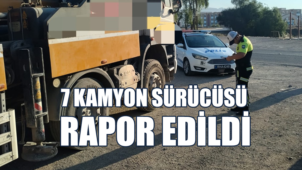 Kamyon Araçlara Yönelik Trafik Denetimleri...