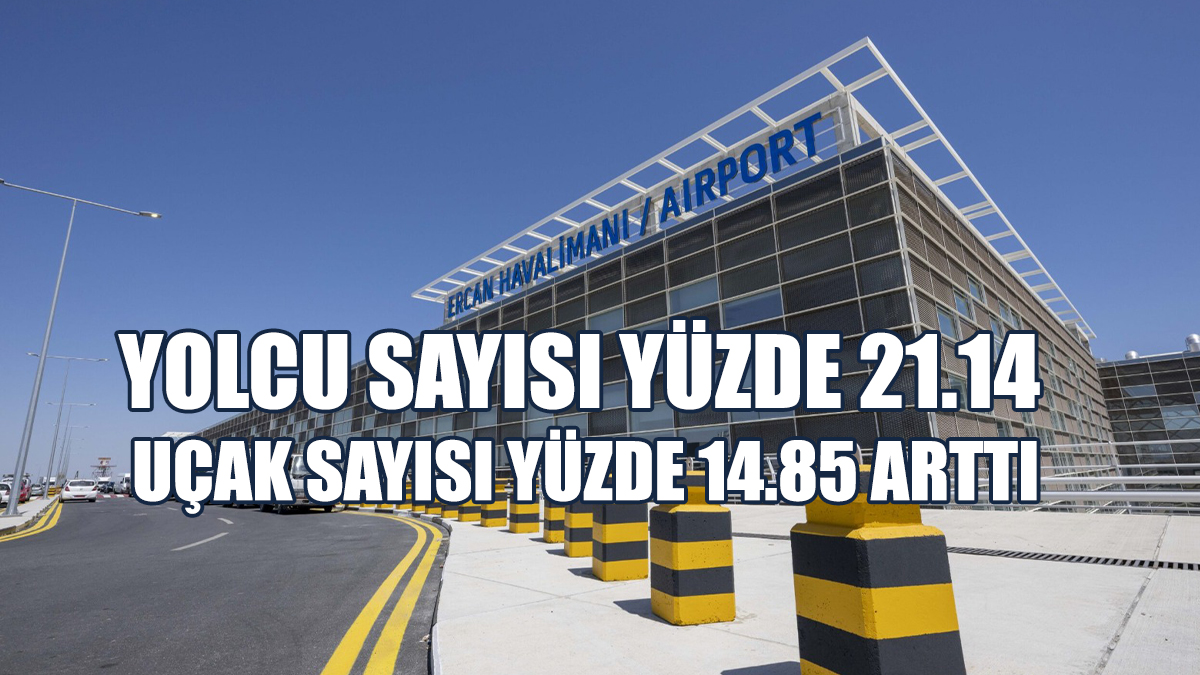 Ercan’da 11 Ayda Yolcu Sayısı Yüzde 21.14 Arttı