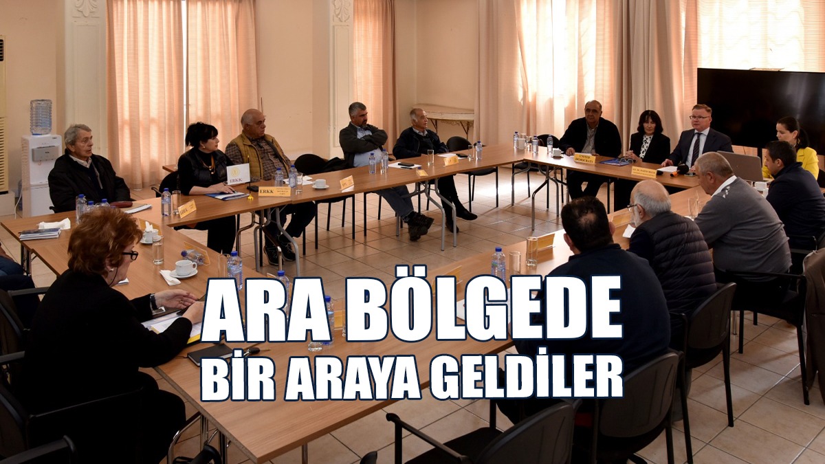 Bazı Kıbrıslı Türk ve Rum Siyasi Partiler Ara Bölgede Bir Araya Geldi
