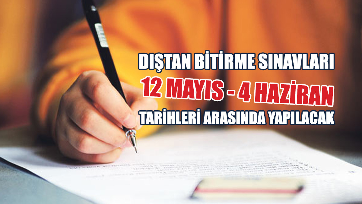 Milli Eğitim Bakanlığı Sınav Tarihlerini Açıkladı