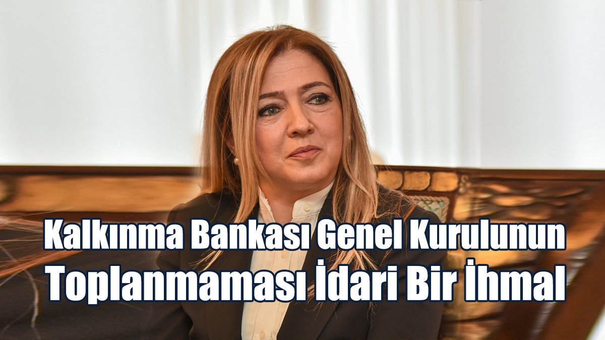 Varol: Kalkınma Bankası Genel Kurulunun Toplanmaması İdari Bir İhmal