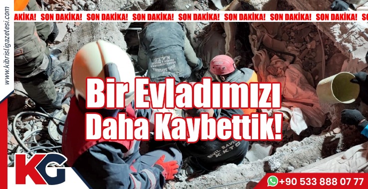 Bir Evladımızı Daha Kaybettik!