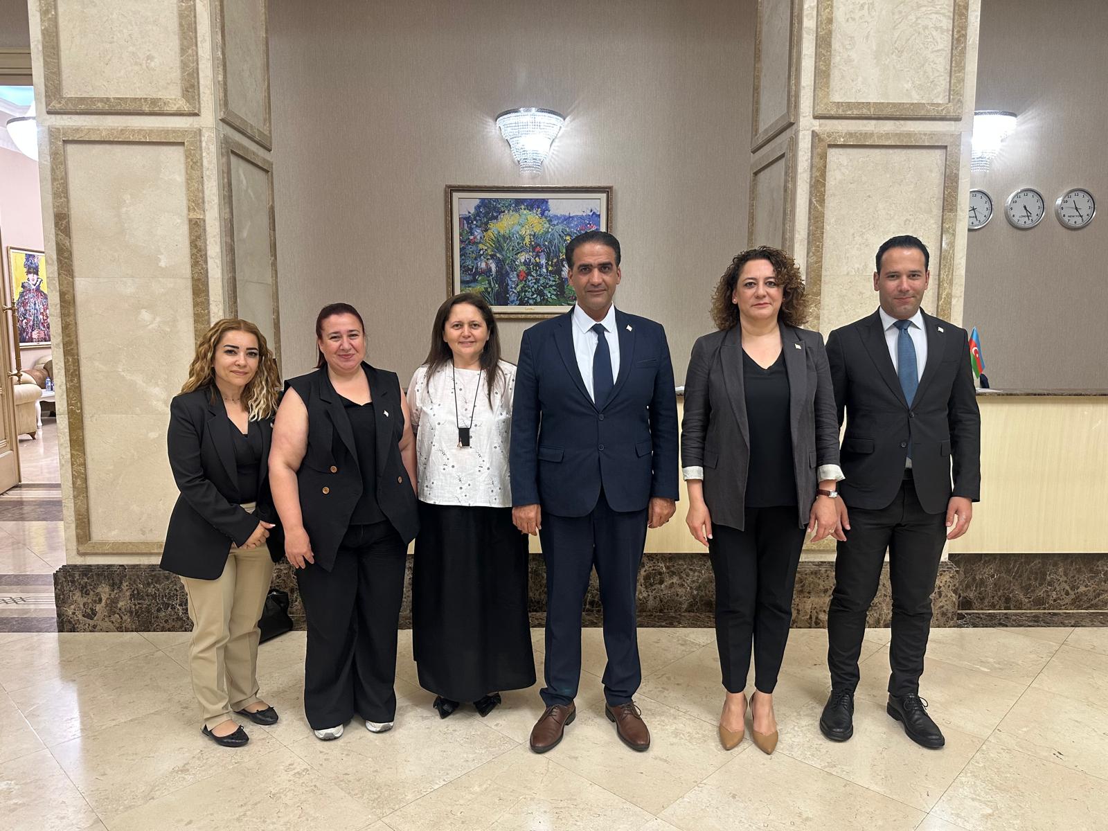 Gardiyanoğlu, Azerbaycan’da temaslarda bulunuyor