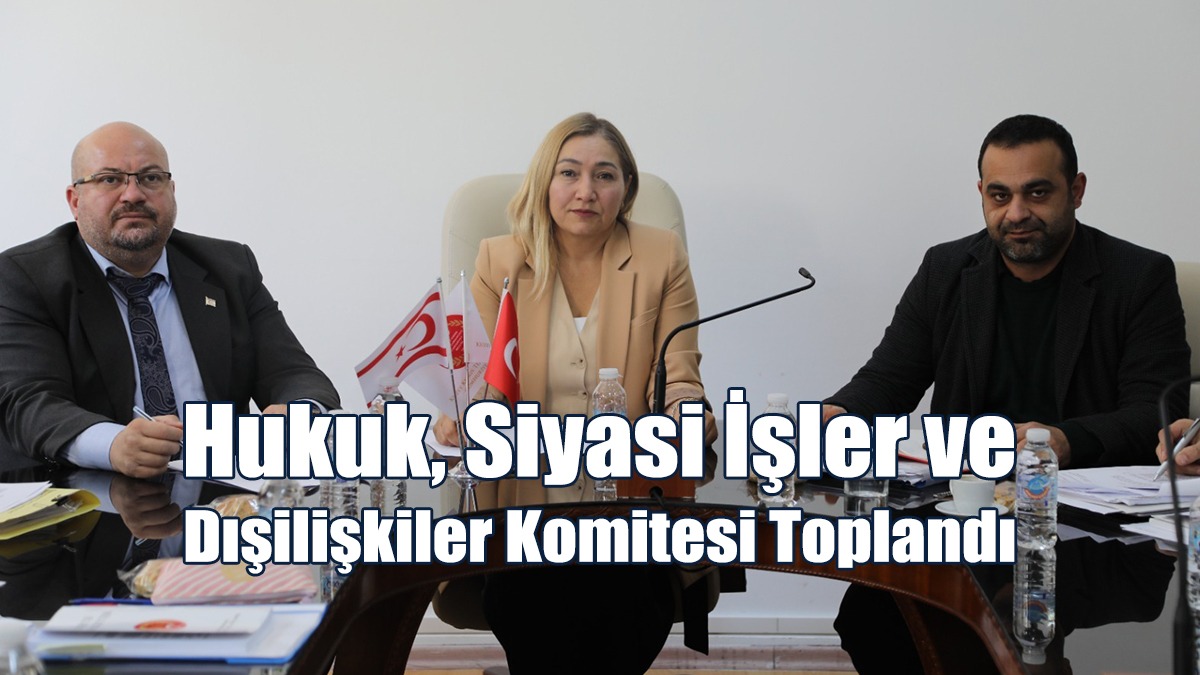 Hukuk, Siyasi İşler ve Dışilişkiler Komitesi Toplandı