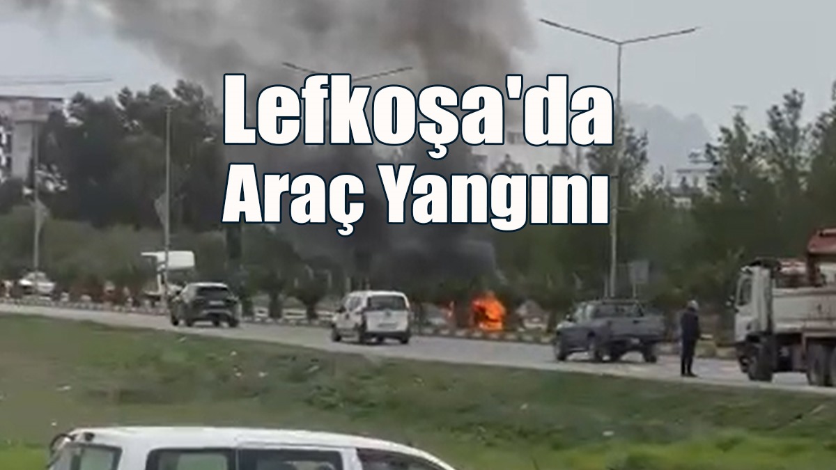 Seyir Halindeki Araç Alev Aldı