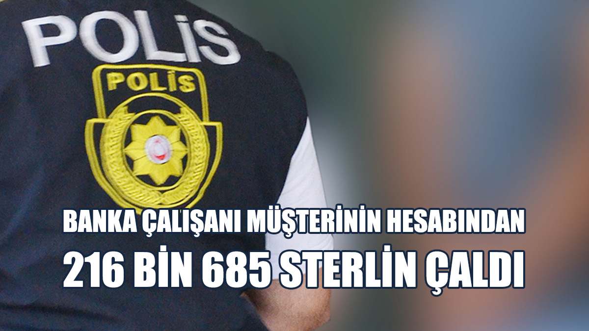 Girne'de Bir Bankada Hırsızlık...
