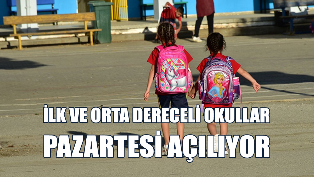 Okullar Pazartesi Açılıyor...