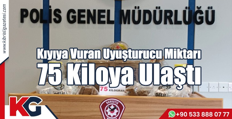 Kıyıya Vuran Uyuşturucu Miktarı 75 Kiloya Ulaştı