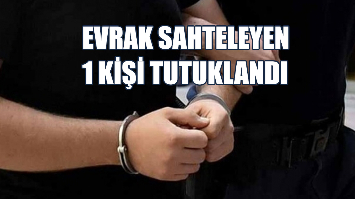 2009 Yılında Ehliyet Sahteleyen Şahıs Tutuklandı