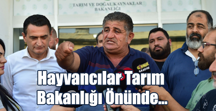 Hayvancılar, Tarım Bakanlığı Önünde Açıklama Yapacak!