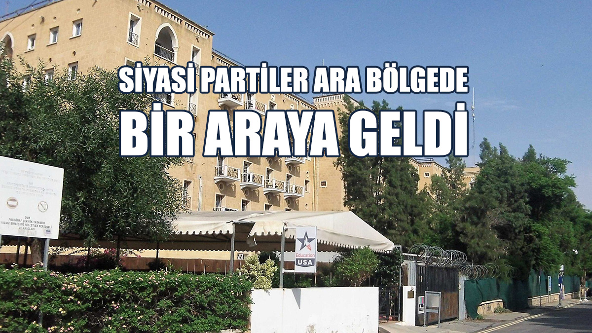 Kıbrıslı Türk Ve Kıbrıslı Rum Siyasi Partiler Bir Araya Geldi