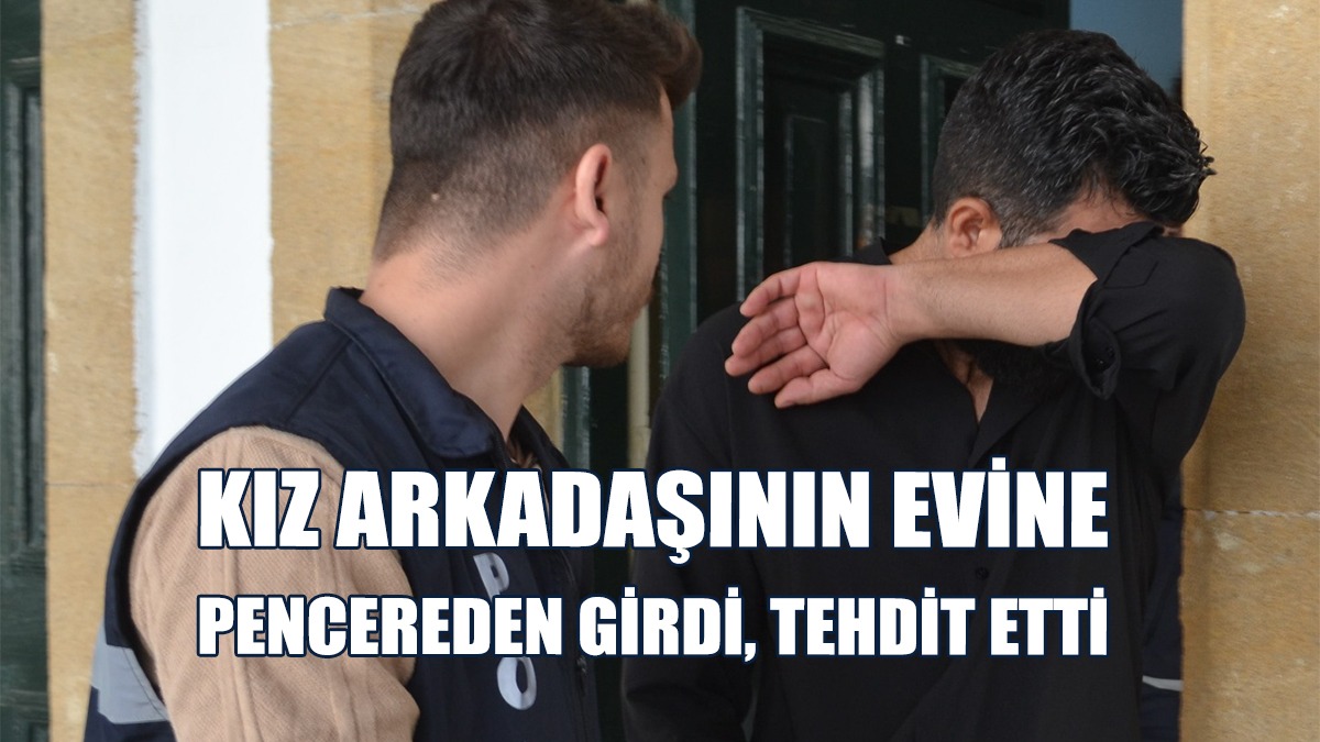 Bıçak Göstererek Kız Arkadaşını Tehdit Etti