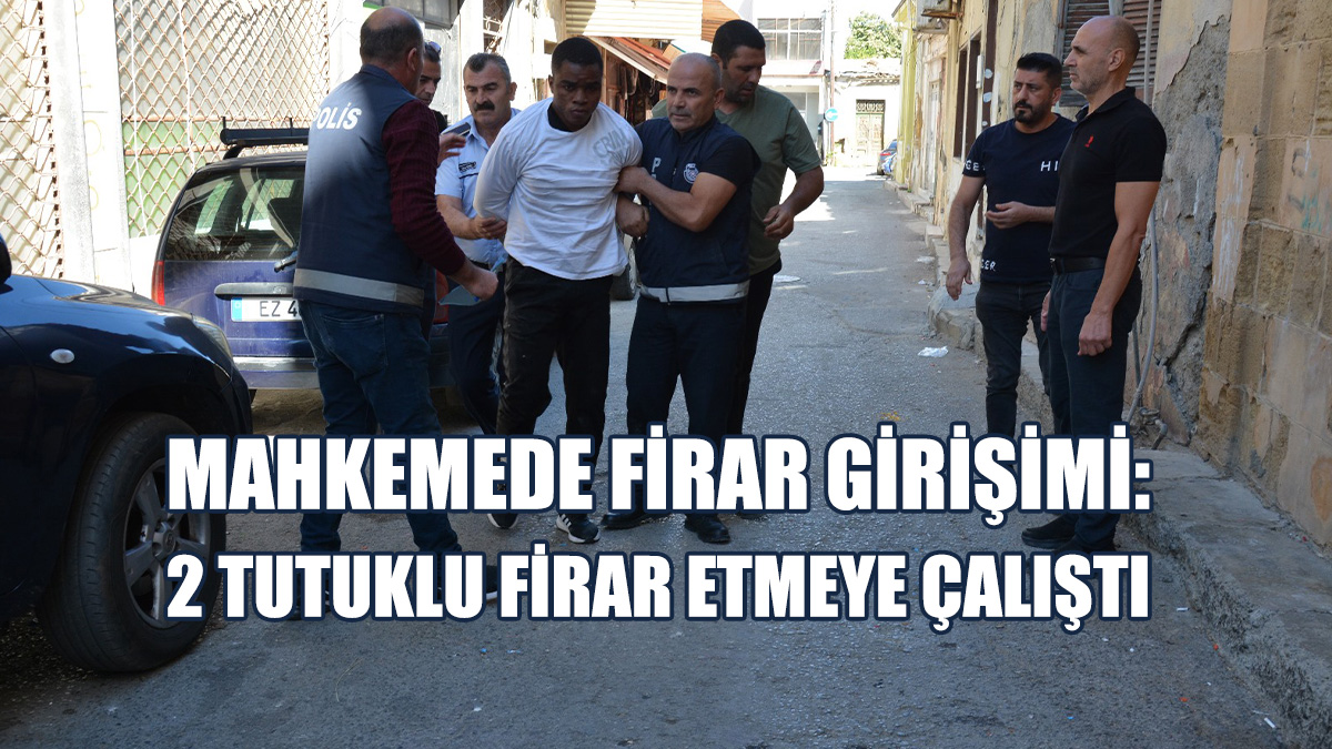 Cinayet Ve Soygun Zanlıları Firar Girişiminde Bulundu