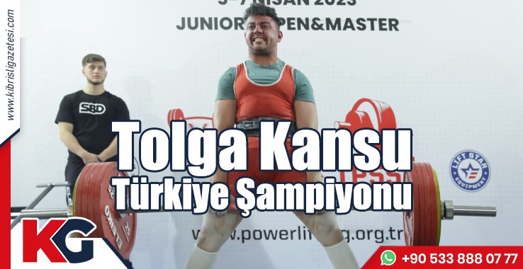 Tolga Kansu Türkiye Şampiyonu