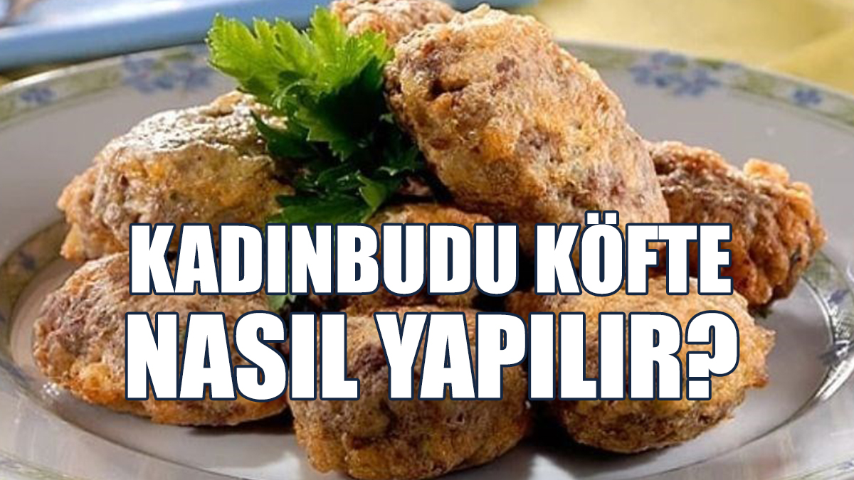 Tam Kıvamında Enfes Kadınbudu Köfte Tarifi