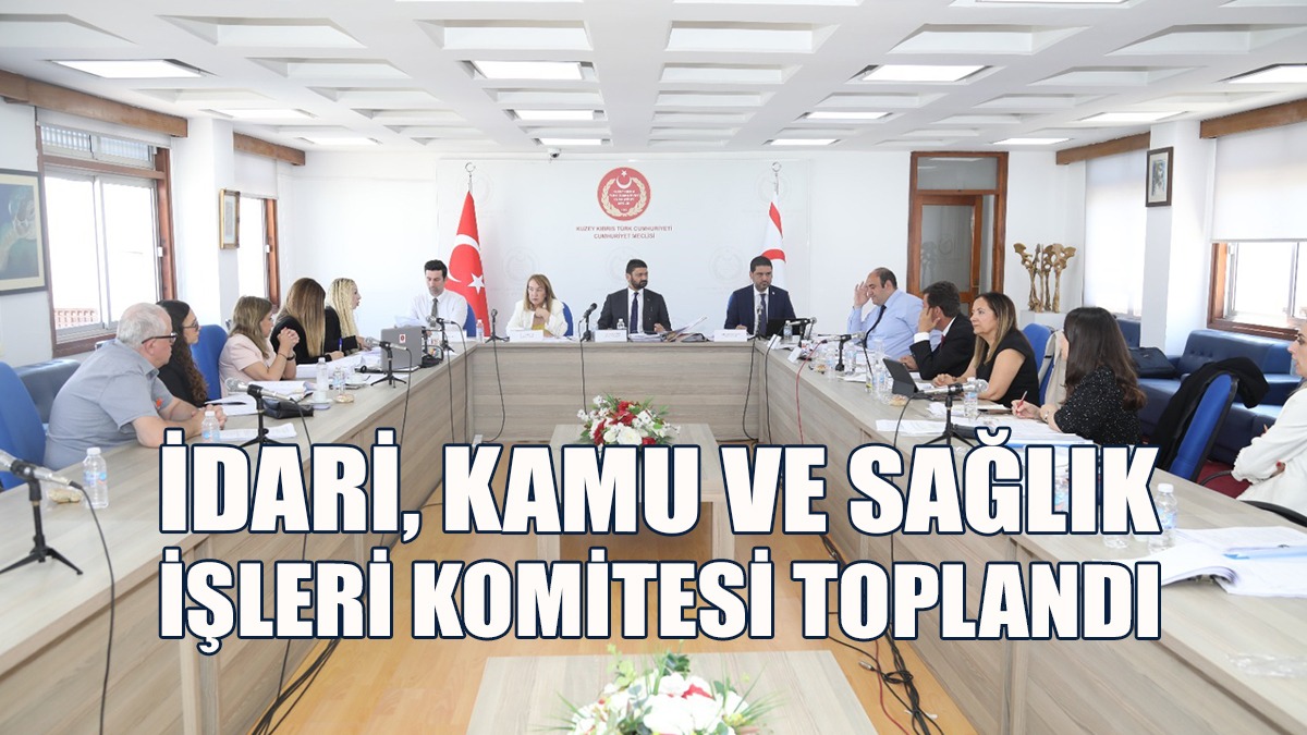 İdari, Kamu Ve Sağlık İşleri Komitesi Toplandı