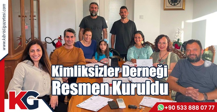 Kimliksizler Derneği Resmen Kuruldu