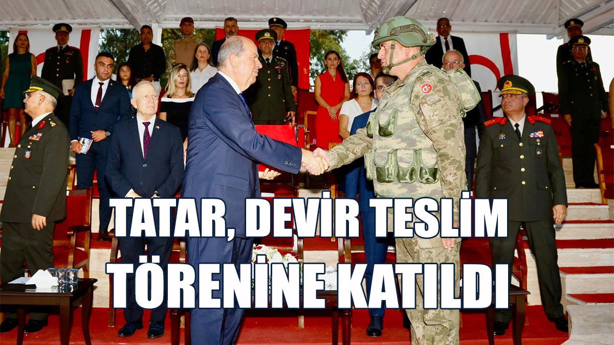 Tatar, 4. Piyade Alay Komutanlığı Devir Teslim Törenine Katıldı