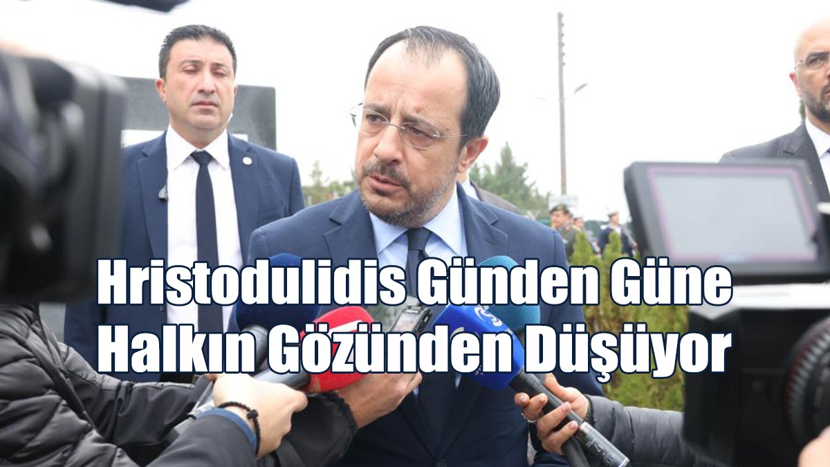 Anket Sonuçlarına Göre "Hristodulidis Günden Güne Halkın Gözünden Düşüyor"