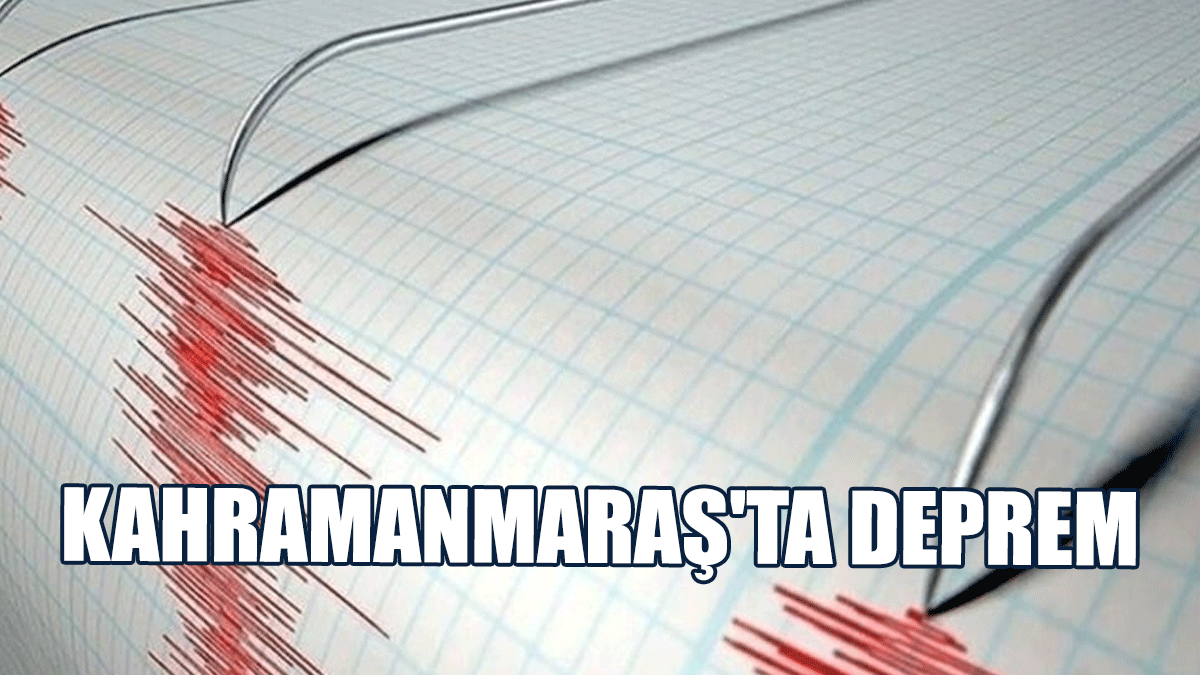 Kahramanmaraş'ta 3,9 Büyüklüğünde Deprem