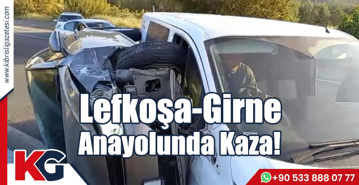 Lefkoşa-Girne Anayolunda Kaza!