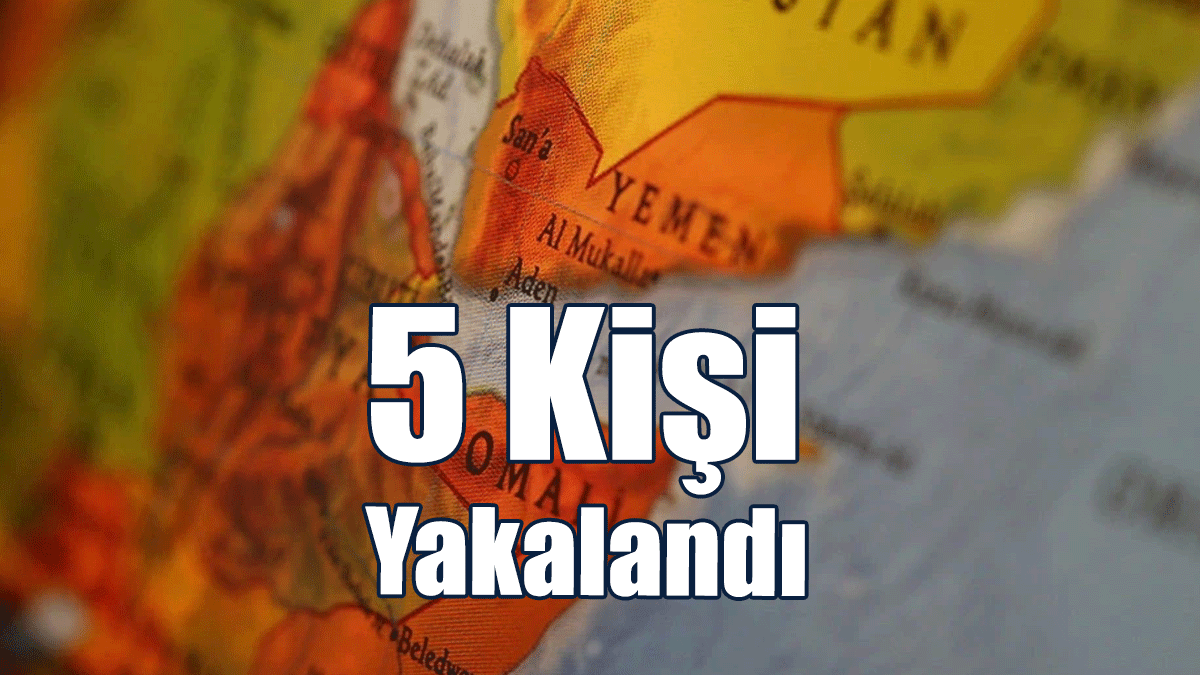 Aden Körfezi'nde Bir Gemiyi Ele Geçirmeye Çalışan 5 Kişi Yakalandı