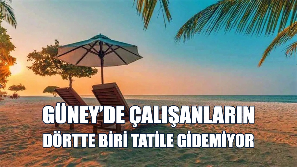 Tatile Gidemeyenlerin Sebebi Ekonomik