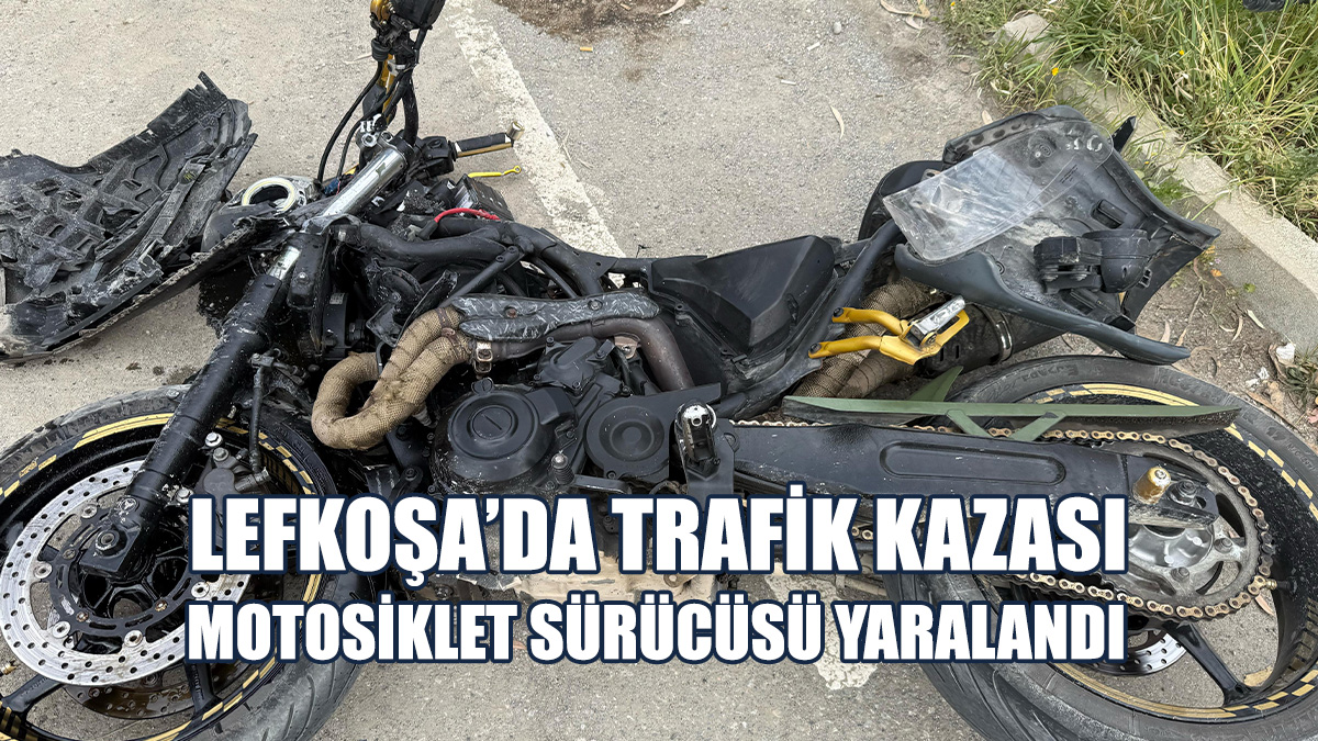 Lefkoşa'da Trafik Kazası..
