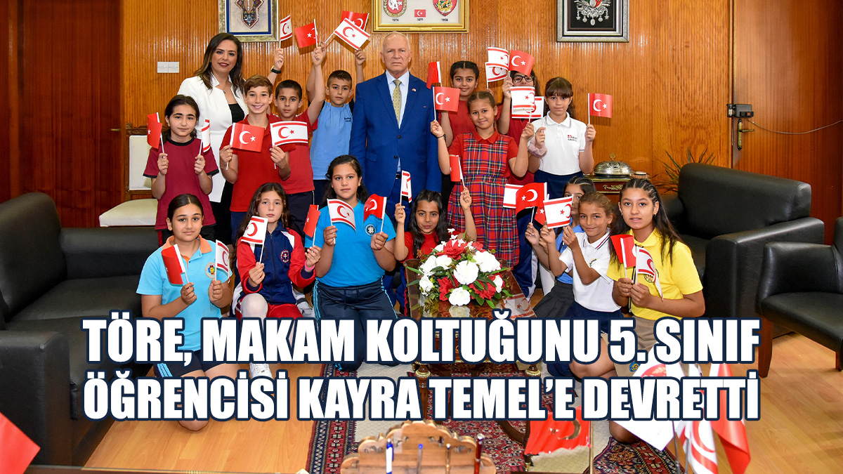 Bugün Makam Koltuklarını Çocuklar Devralıyor